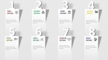 Create 10 Step Shadow Effect Infographic Slide in PowerPoint | Free Template | PowerPoint Graphics
