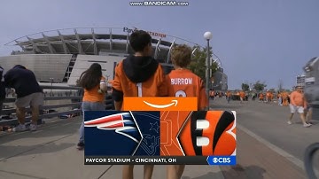 NFL on CBS Amazon Game Day Delivery intro 2024  | NE@CIN | Week 1