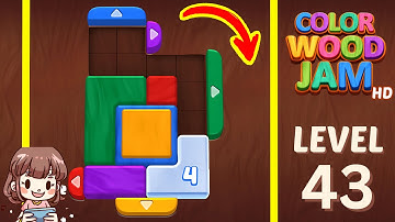 Color Wood Jam Level 43 Solution Walkthrough