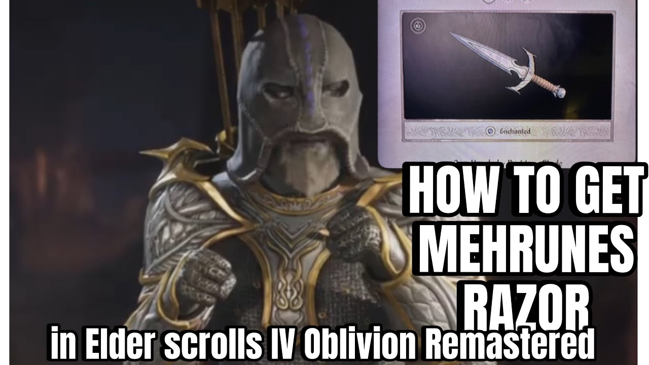 Megrunes Razor How to get Mehrunes Razor (full walkthrough) - Elder Scrolls IV ...