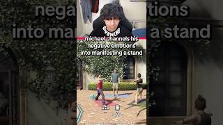 michael channels his negative emotions into manifesting a stand #funny #fyp #gaming #twitch #gta