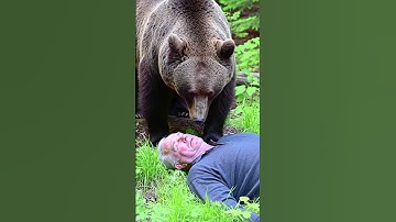 Man Plays Dead For a Bear You Won