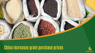 China increases grain purchase prices
