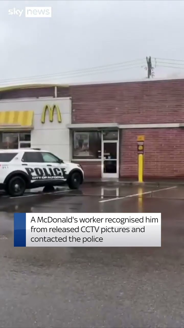 Murder suspect found in McDonald's