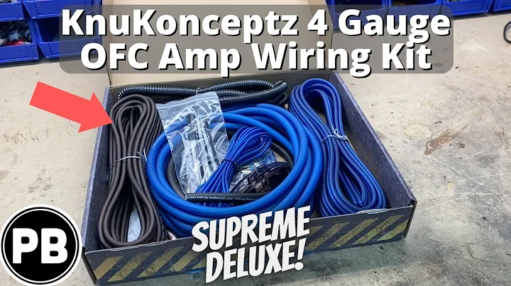 KnuKonceptz OFC 4 Gauge Amp Wiring Kit Unboxing | KOL-AK4