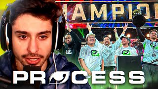 ZOOMAA REACTS TO OPTIC WINNING WORLD CHAMPIONSHIP | THE PROCESS