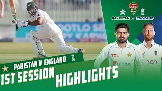 1st Session Highlights | Pakistan vs England | 1st Test Day 3 | PCB | MY2T