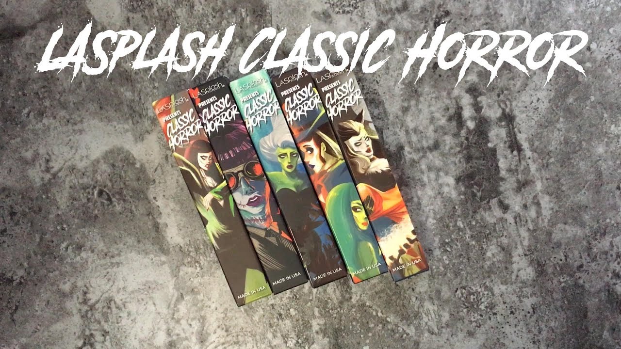 LASplash Classic Horror Liquid Lipsticks Swatches + Review