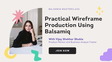 Wireframe Production Using Balsamiq| Vijay S Shukla | qbi.in | Free UI /UX Training  |Balsamiq