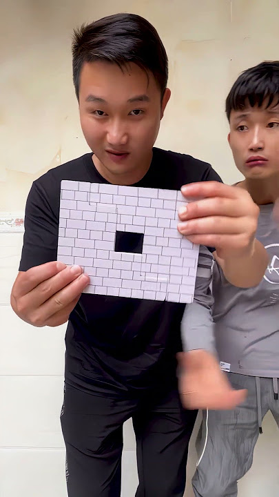 Brick wall magic trick