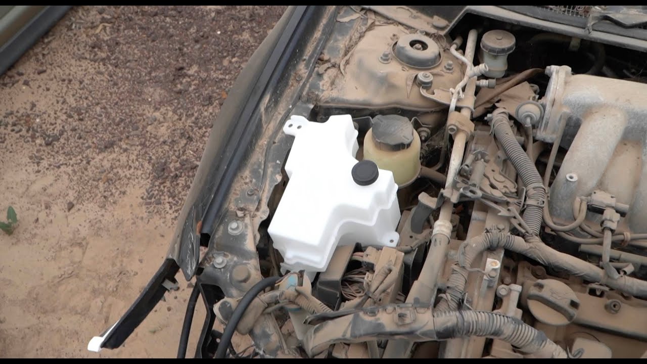 How to Remove & Replace Nissan Maxima Coolant Reservoir Overflow Bottle