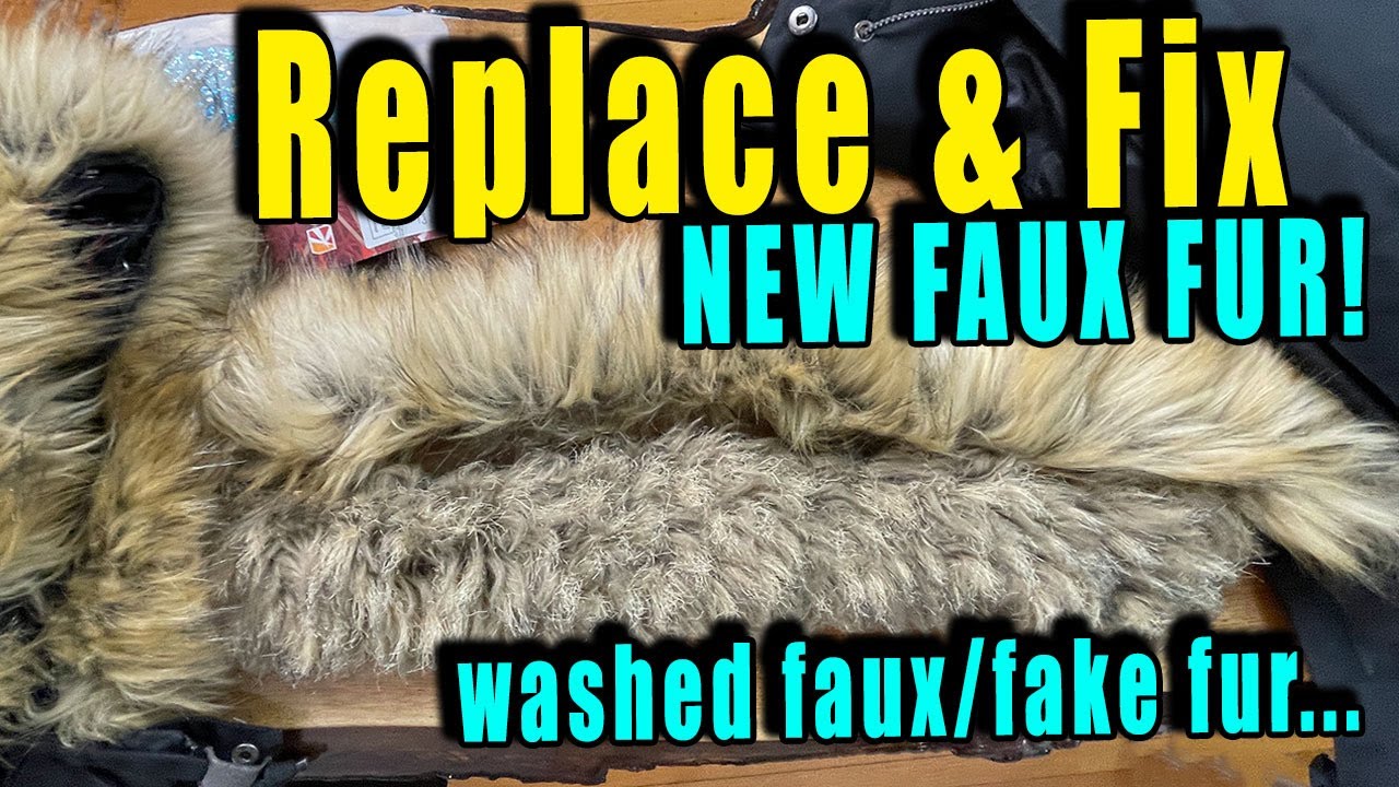 Futrzane Faux Fur Trim For Hood Replacement - Like Real Fur - Buttons  Included