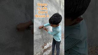 garib ne boht acha kam kia | No water No Life | plz don’t waste water |peep peep#shorts #emotional