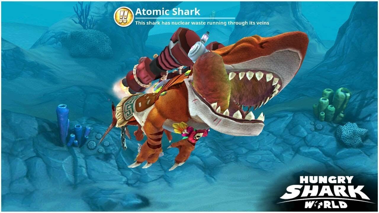 Feral frenzy shark human. Russian Atomic Shark.