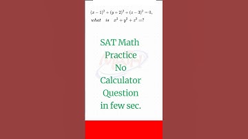 SAT Math-no calculator practice- Squares of numbers