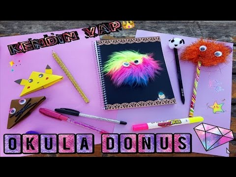 OKULA DÖNÜŞ | 5 FARKLI KENDİN YAP | DIY BACK TO SCHOOL