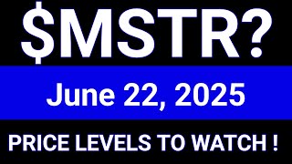 MSTR Stock (MicroStrategy Incorporated) MSTR Stock Technical Analysis | June 22, 2026