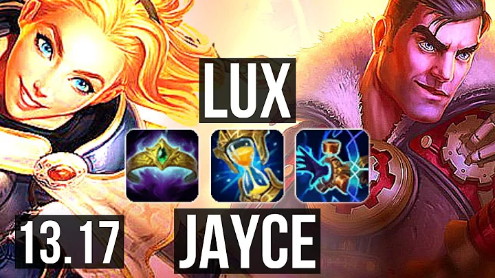 LUX vs JAYCE (MID) | 9/0/15, 71% winrate, 2.4M mastery, Legendary | TR Master | 13.17