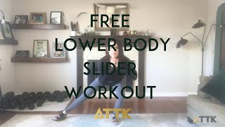 Slider Lower Body Workout