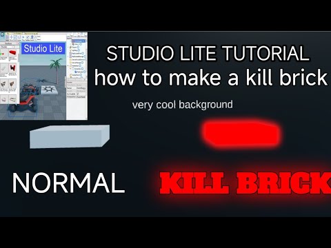 How to ACTUALLY Make a Kill Brick in Roblox Studio Lite