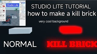 How to ACTUALLY Make a Kill Brick in Roblox Studio Lite screenshot 5