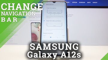 How to Set Up Gestures Navigation Bar on SAMSUNG Galaxy A12s