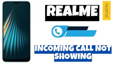 How to Fix Incoming Call Not Showing Full Screen in Realme || Incoming Call Not Showing Full Screen