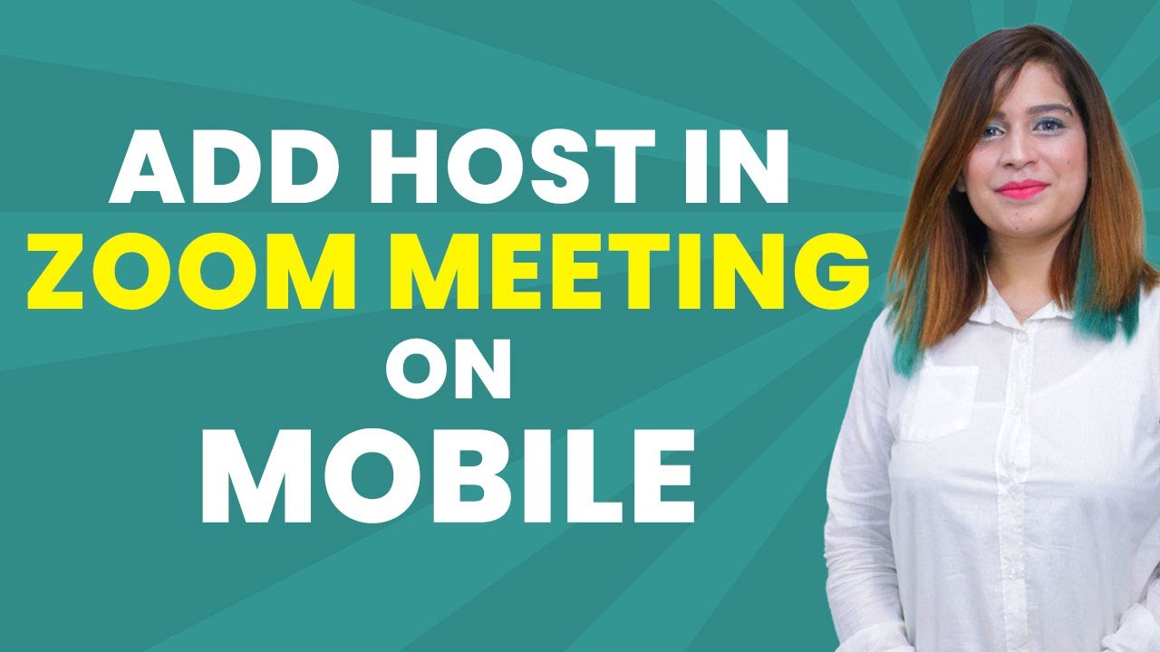 How to Add Host In Zoom Meeting On Mobile Zoom Training YouTube