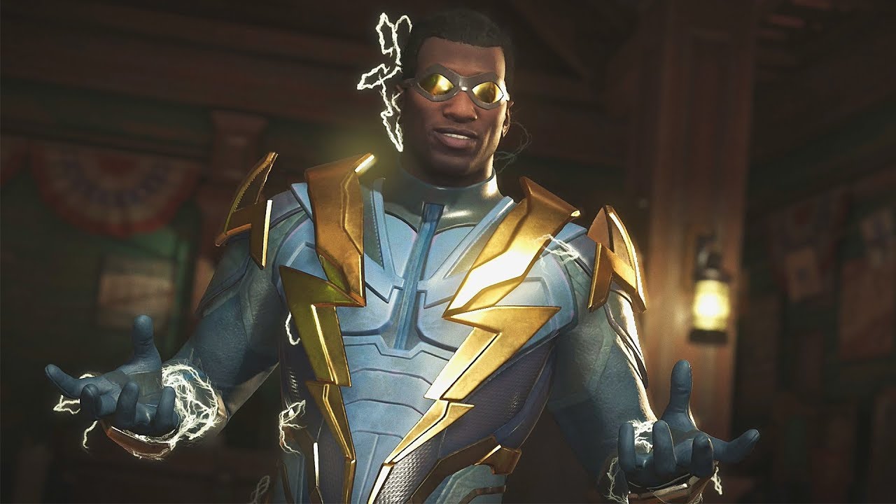 Injustice 2 Black Lightning Vs All Characters All Intro/Interaction