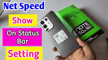 Infinix note 50x me net speed show kaise kare/Infinix note 50x net speed setting/data speed