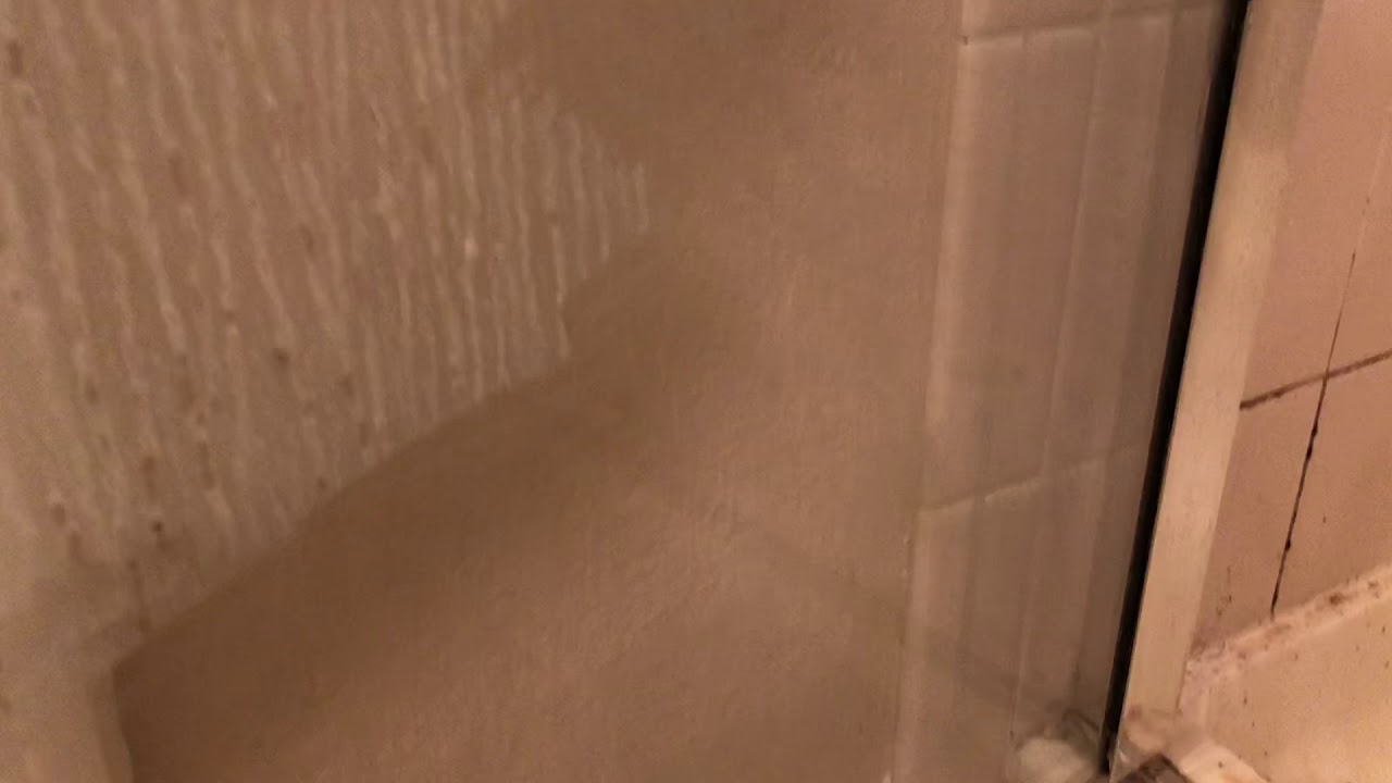 Steam cleaning shower door YouTube
