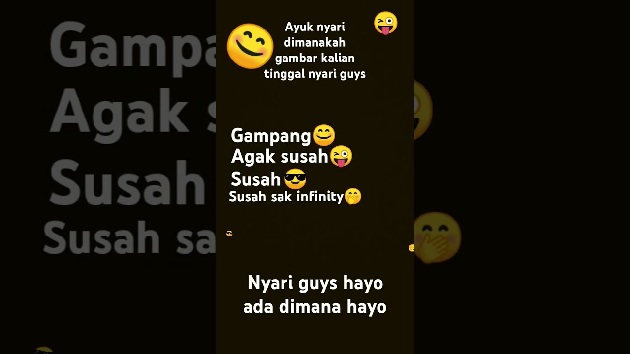 Hayo Ayuk nyari hayo ada loh yang susah sak infinity ajay😎