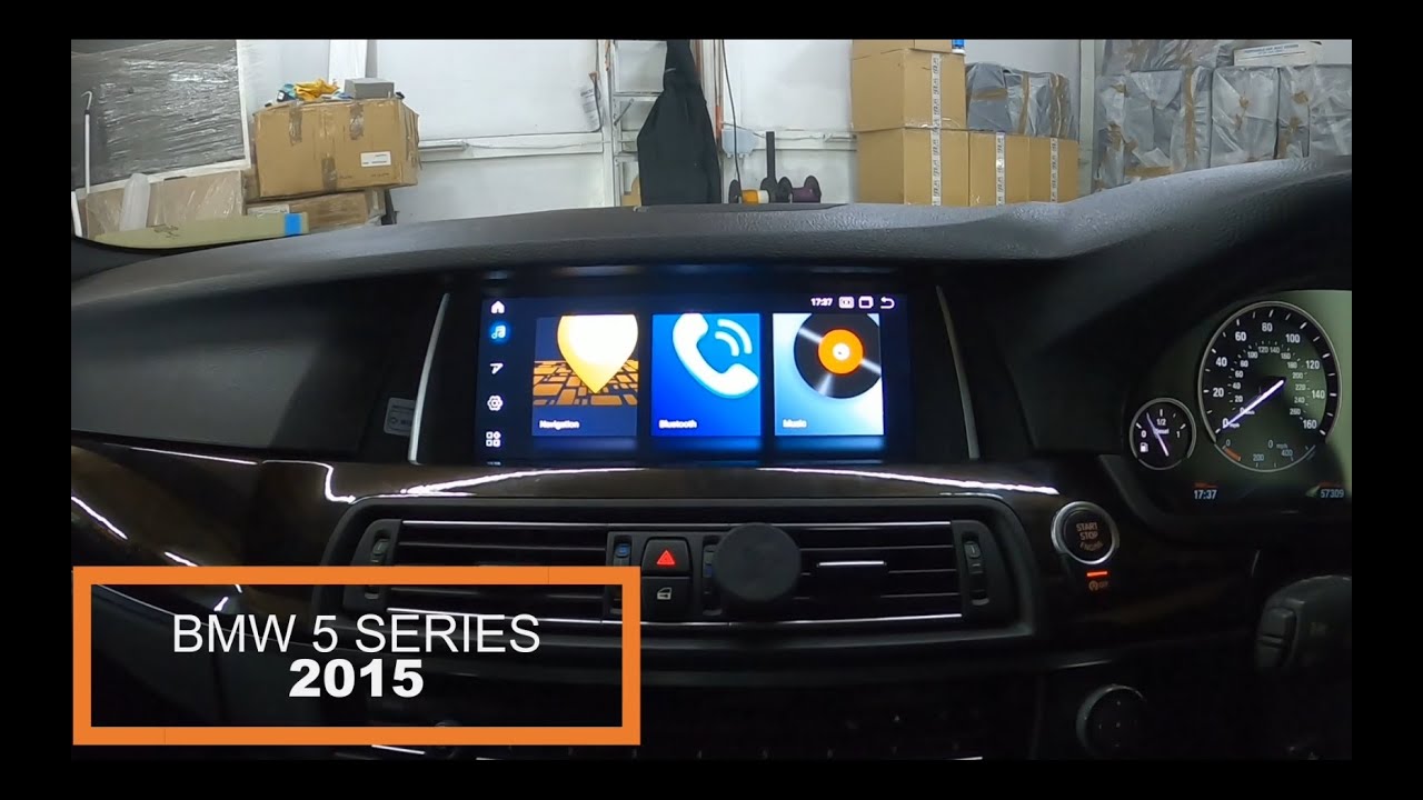 BMW 5 Series 2015 Android 10 Replacement Screen Upgrade With Carplay ...