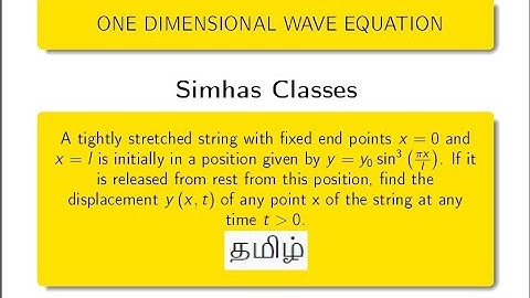 #1D_wave_equation || One Dimensional wave equation without initial velocity - Problem 1