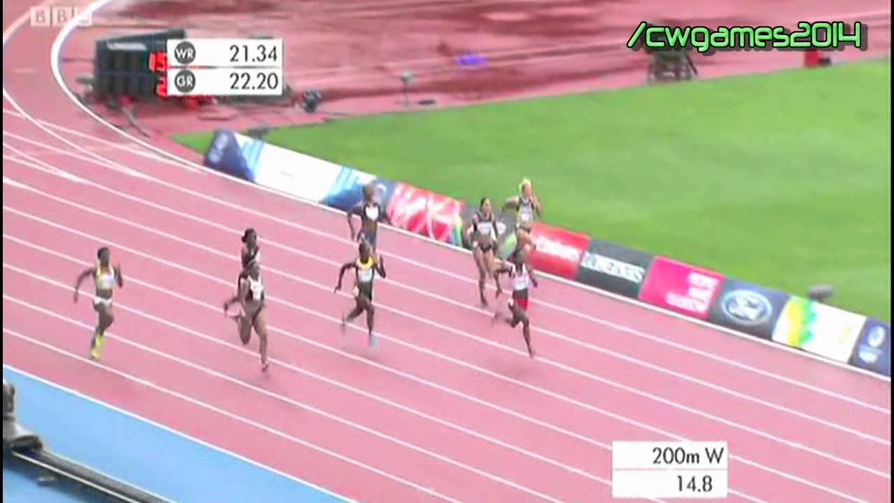 Women's 200m Semi Final 3 Commonwealth Games 2014 YouTube