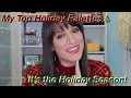 My top 5 Holiday Palettes