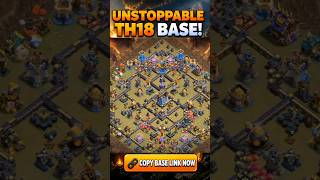 TH18 Best Base for CWL /Ranked Mode 🔥 can't 3 ⭐ Clashofclans 2026 #th18 #clashwithbs