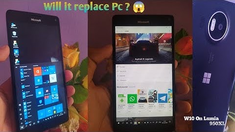Windows 10 Pro Running in Lumia 950 XL !! 😱!! #lumia950xl