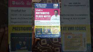 VMR Logics Arithmetic Notes Explained | Aptitude &amp; Quantitative Preparation