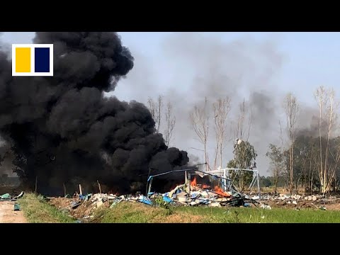 Deadly fireworks factory blast in thailand