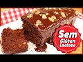 BOLO FIT DE CHOCOLATE I SEM GLÚTEN I SEM LACTOSE I Receitas de Pai