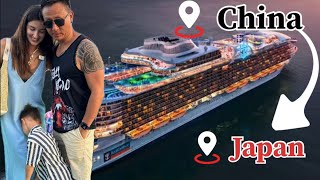 картинка:  国庆节快乐🎉 Круиз Шанхай - Фукуока. Что могло пойти не так? #royalcaribbean 
