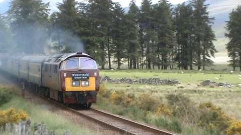 D1015 powering away from Achanalt