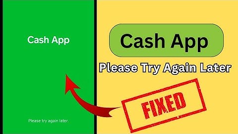 How To Fix Cash App Saying "Please Try Again Later" On iPhone After ios 17 Latest 2024