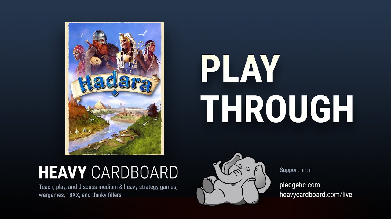 Play-through only - Hadara Play Through by Heavy Cardboard