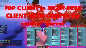 FDP Client in 2025?! FREE  FDP CLIENT CONFIG DOWNLOAD