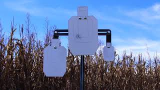 AR500 Etched IPSC and Enhanced T-Post Mount Test