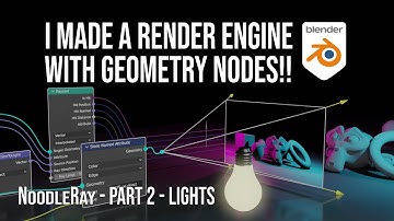 Blender: I Made A Render Engine With Geometry Nodes - Lights & shadows - Part  2