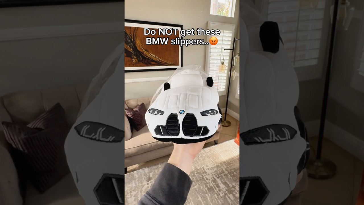 Do not get these BMW slippers