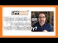 How much can I earn on CPP disability